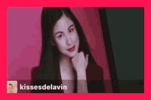 Kirsten Delavin Kissed Delavin GIF - Kirsten Delavin Kissed Delavin Blow Kiss GIFs