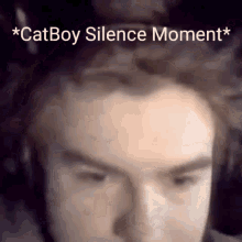 Cat Boy Silence Moment Safiyya GIF