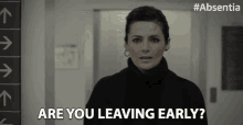 Are You Leaving Early Stana Katic GIF - Are You Leaving Early Stana Katic Emily Byrne GIFs