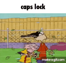 Ed Edd N Eddy Caps Lock GIF - Ed Edd N Eddy Caps Lock Scream GIFs