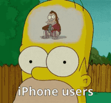 Iphone Users GIF - Iphone Users No Brain GIFs