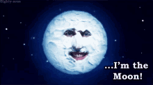 animated moon face gif