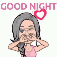 Goodnight Hearts GIF - Goodnight Hearts Blowing Hearts GIFs