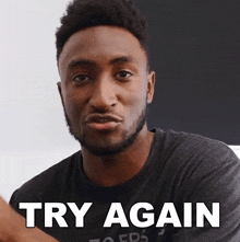 Try Again Marques Brownlee GIF - Try Again Marques Brownlee Repeat It Again GIFs