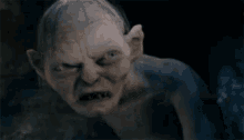 Gollum Scream GIF - Gollum Scream Lord Of The Rings GIFs
