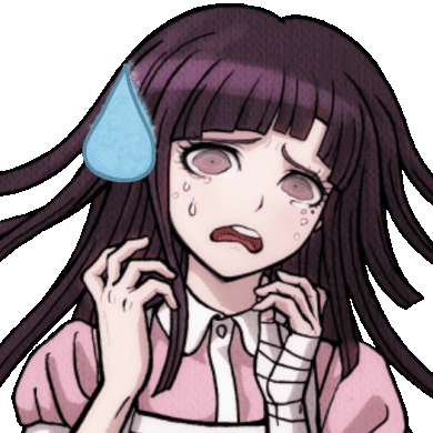 Danganronpa Sticker Sticker - Danganronpa Sticker Scared Stickers