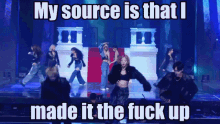 My Source Is That I Made It Up My Source Is That I Made It The Fuck Up GIF - My Source Is That I Made It Up My Source Is That I Made It The Fuck Up Loona GIFs