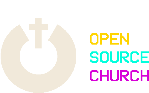 Open Source Church Logo Sticker - Open Source Church Logo Stickers