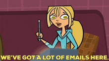 Total Drama Action Bridgette GIF - Total Drama Action Bridgette Weve Got A Lot Of Emails Here GIFs