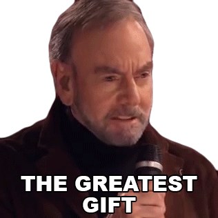 The Greatest Gift Neil Diamond Sticker - The Greatest Gift Neil Diamond Christmas Prayers Stickers