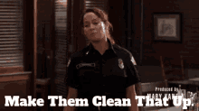 Station19 Andy Herrera GIF - Station19 Andy Herrera Make Them Clean That Up GIFs