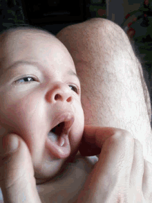 baby yawn gif