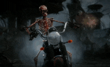 Motorcycle Skeleton Mortal Kombat Terminator GIF - Motorcycle Skeleton Skeleton Motorcycle GIFs