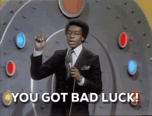 Bad Luck Host GIF - Bad Luck Host Serious GIFs