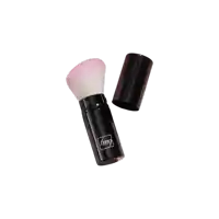 a black brush with a pink bristle that says fmg