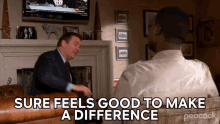 Sure Feels Good To Make A Difference Jack Donaghy GIF - Sure Feels Good To Make A Difference Jack Donaghy Alec Baldwin GIFs