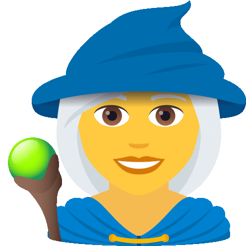Woman Mage People Sticker - Woman Mage People Joypixels Stickers