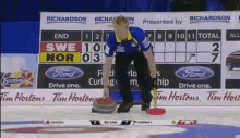 Niklas Edin Curling GIF - Niklas Edin Curling Show Off GIFs