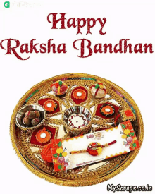 Happy Raksha Bandhan Gifkaro GIF - Happy Raksha Bandhan Gifkaro Have A Great Raksha Bandhan GIFs