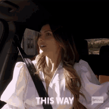This Way Real Housewives Of Beverly Hills GIF - This Way Real Housewives Of Beverly Hills Over There GIFs