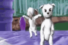 Sparkles And Lily Dog Dance GIF - Sparkles And Lily Dog Dance Barbie GIFs