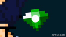a gif from gifrun.com shows a cartoon character holding a green object