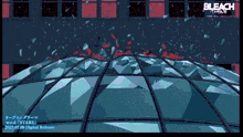 a bleach poster shows a building with a dome