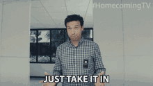 Just Take It In Homecoming GIF - Just Take It In Homecoming Take It In GIFs