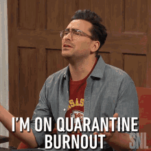 Im On Quarantine Burnout Dan Levy GIF - Im On Quarantine Burnout Dan Levy Saturday Night Live GIFs