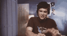 Listening To Music GIF - Listening To Music The Perks Of Being A Wallflower Logan GIFs