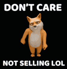 Doge Pound Dont Care GIF - Doge Pound Dont Care Not Selling GIFs