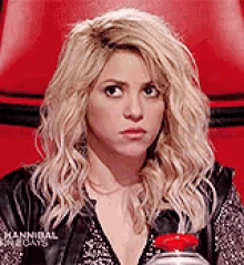 Shakira Undecided GIF - Shakira Undecided The Voice GIFs