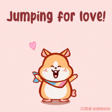 Im-in-love Jumping-love GIF