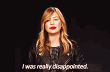 Ellen Pompeo I Was Really Disappointed GIF - Ellen Pompeo I Was Really Disappointed Disappointed GIFs
