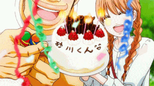 Happy birthday anime | Anime, Anime happy birthday, Happy birthday