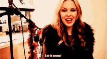 Kylie Minogue GIF - Kylie Minogue Let It Snow GIFs