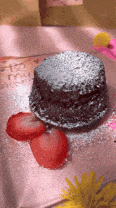 Chocolate Lava Cake Dessert GIF