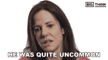 He Was Quite Uncommon Mary Louise Parker GIF - He Was Quite Uncommon Mary Louise Parker Big Think GIFs
