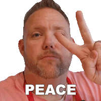 Peace Matthew Hussey Sticker