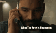 What The Fuck Is Happening Dhanush GIF - What The Fuck Is Happening Dhanush Thoota Movie GIFs