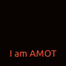 a picture of a man in a heart with the words " i am amot " on the bottom