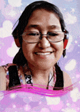 a woman wearing headphones and a lanyard that says a2 on it