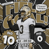 Philadelphia Eagles (0) Vs. New Orleans Saints (10) Second Quarter GIF - Nfl National Football League Football League GIFs