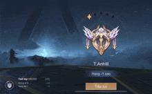 a screenshot of a game with the name t.anhill