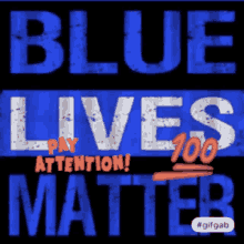 Blues Lives Matter GIF - Blues Lives Matter GIFs