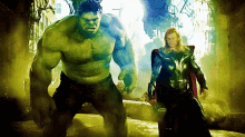 the avengers hulk thor punch hit