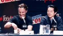 The Walking Dead Andrew Lincoln GIF - The Walking Dead Andrew Lincoln Steven Yeun GIFs