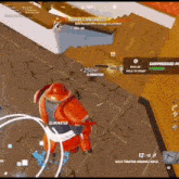 a screenshot of a video game where a robot is being eliminated