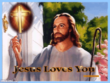 Jesus Christ Jesus Loves You GIF - Jesus Christ Jesus Loves You Cross GIFs