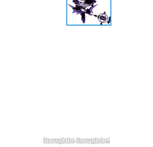 a cartoon character is holding a purple wand and a purple arrow .